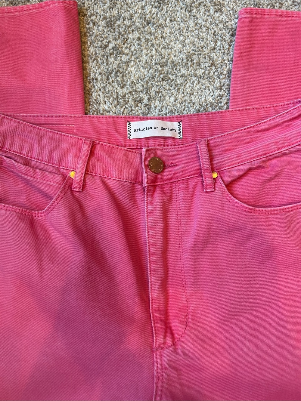 Articles of Society Pink Jeans